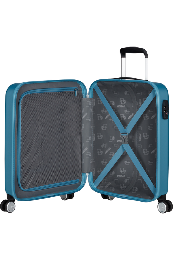 American Tourister Astrobeam Spinner TSA 55cm  Icy Aqua