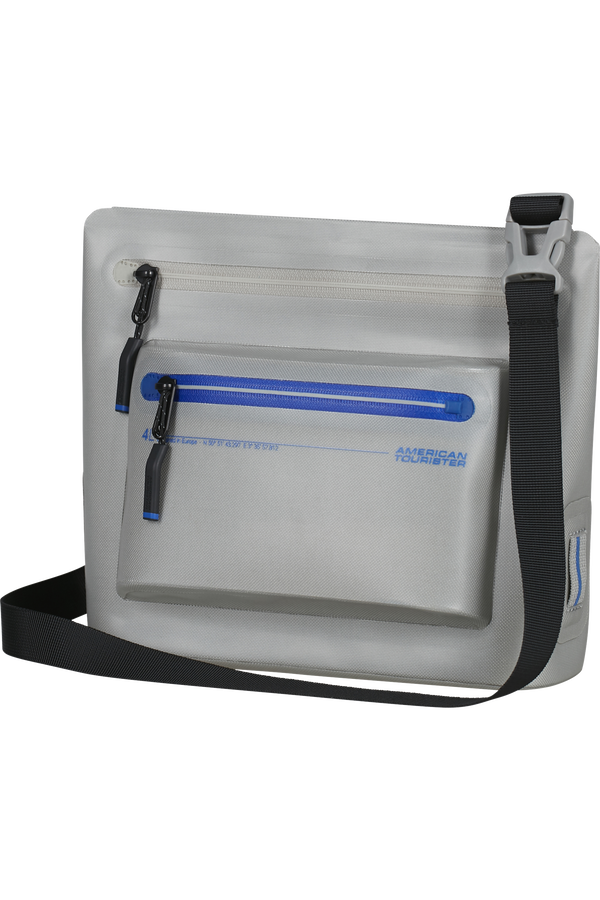 Colourdry M Ta&scaron;ka cez rameno | American Tourister Colourdry Shoulder Bag M  Glacial Silver