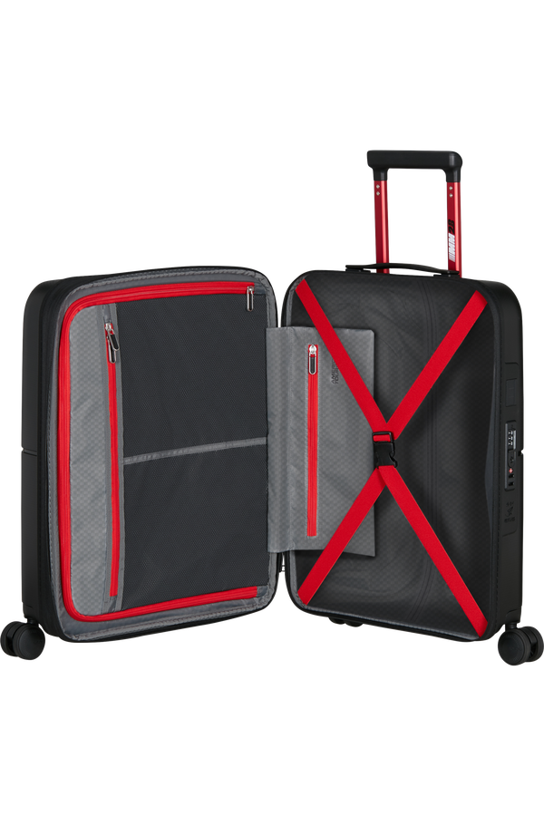 Dashpop Disney 55cm Kab&iacute;nov&aacute; batožina | American Tourister Dashpop Disney Spinner Expandable TSA Disney 55cm  Racing Mickey