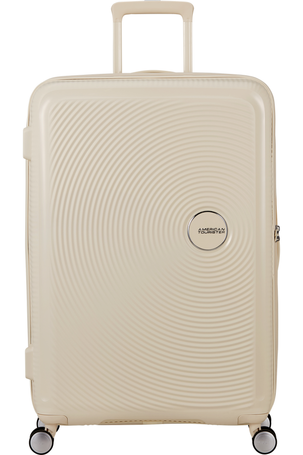 American Tourister SoundBox Spinner TSA Expandable 77cm  Coconut Sand