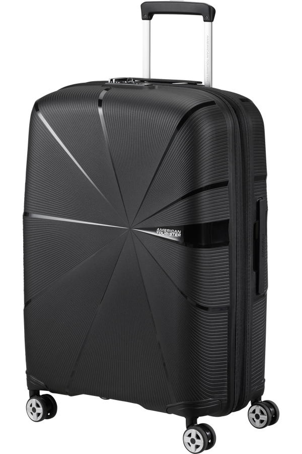 American Tourister Starvibe Spinner Expandable TSA 67cm Čierna