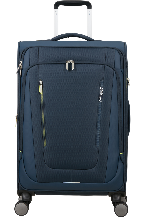 American Tourister Wanderlite Spinner EXP TSA M  Tmavá námornícka