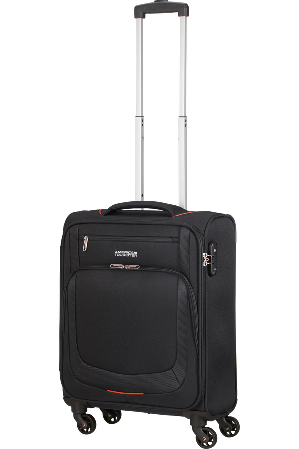 American Tourister Summer Session Spinner TSA 55cm  Čierna/červen&aacute;