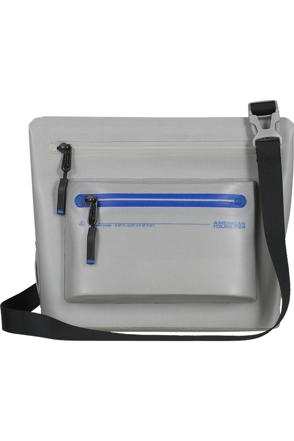 Colourdry M Ta&scaron;ka cez rameno | American Tourister Colourdry Shoulder Bag M  Glacial Silver