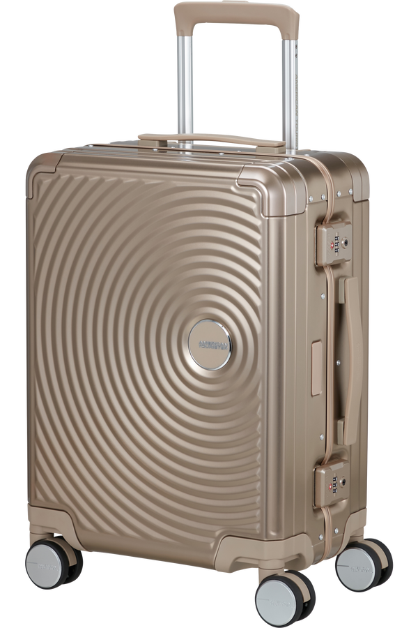 American Tourister Soundbox Alu Spinner TSA 55cm  Bronzová American Tourister Soundbox Alu Spinner TSA 55cm  Bronzová