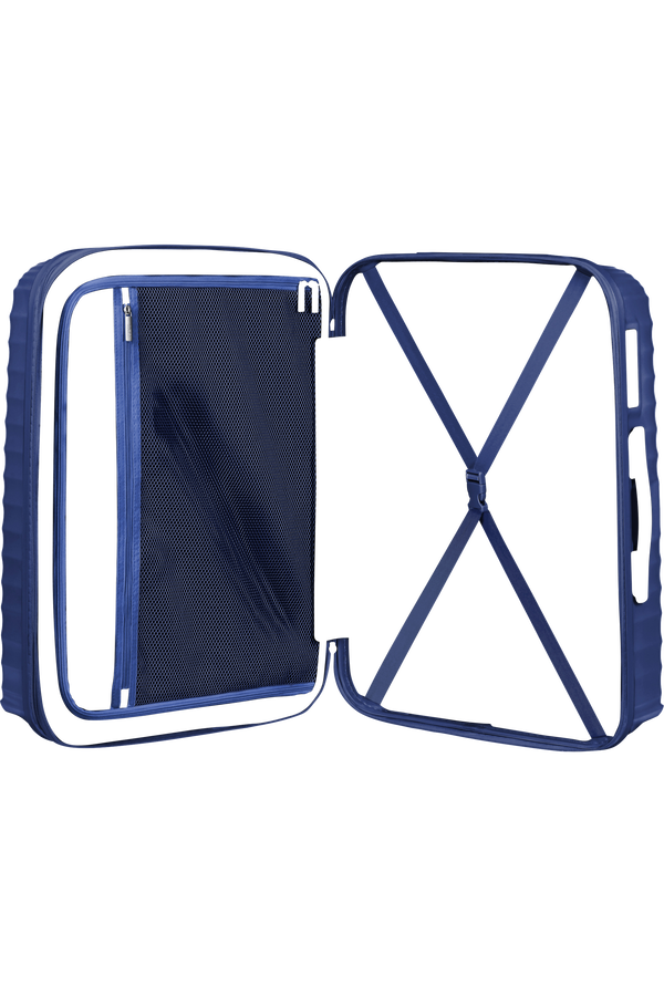 American Tourister Jetglam Spinner 67cm  Kovová modrá