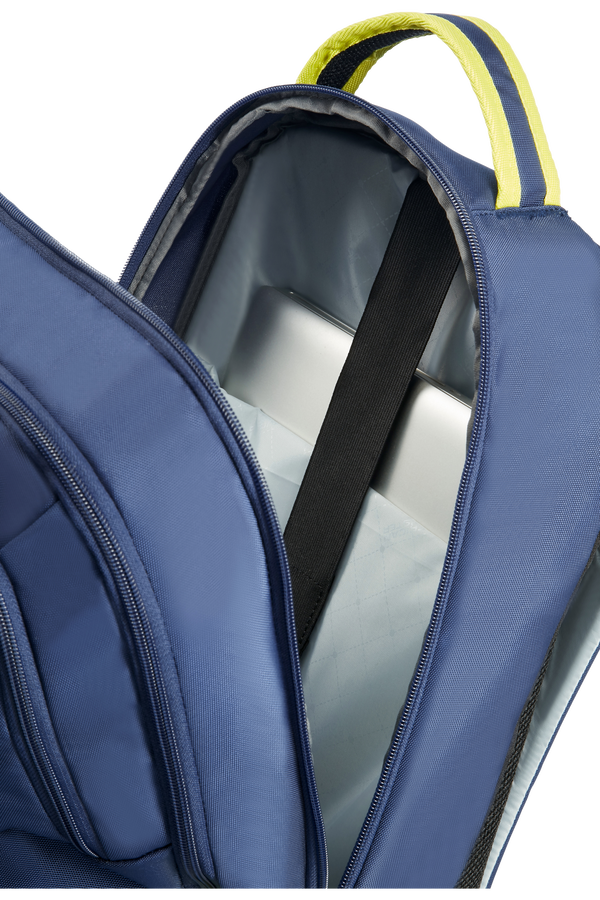 American Tourister Urban Groove Laptop Backpack  15.6inch True Navy/Lime