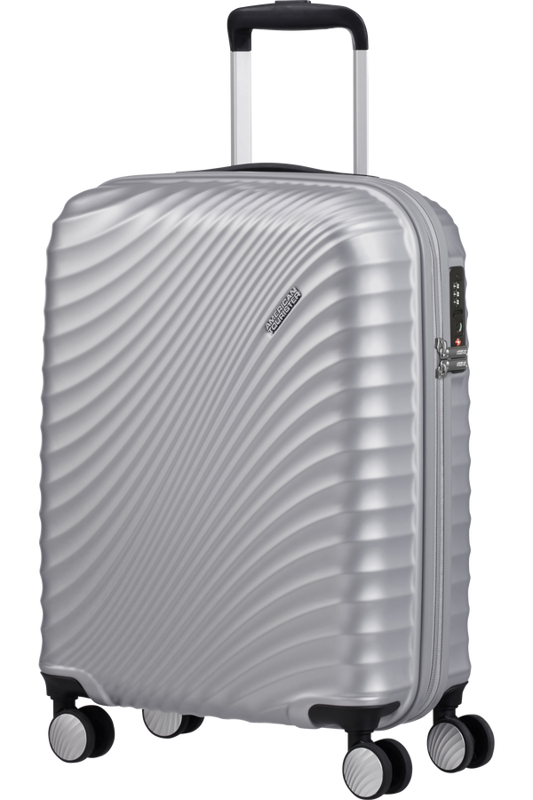 American Tourister Jetglam Spinner 55cm  Kovov&aacute; strieborn&aacute;