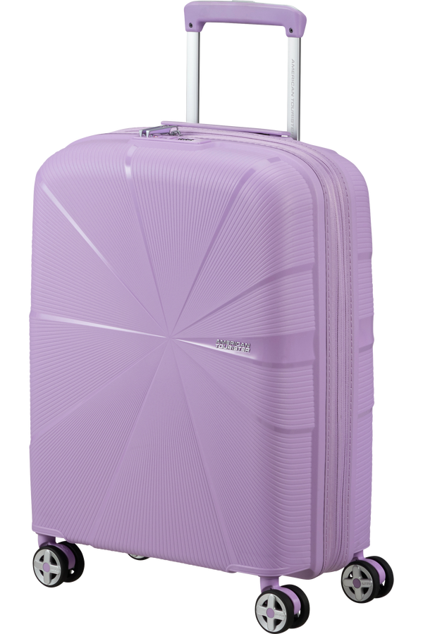 American Tourister Starvibe Spinner Expandable TSA 55cm Digital Lavender