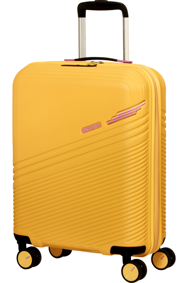 American Tourister Triple Trace Spinner TSA Expandable 55cm  Lemondrop/Pink American Tourister Triple Trace Spinner TSA Expandable 55cm  Lemondrop/Pink