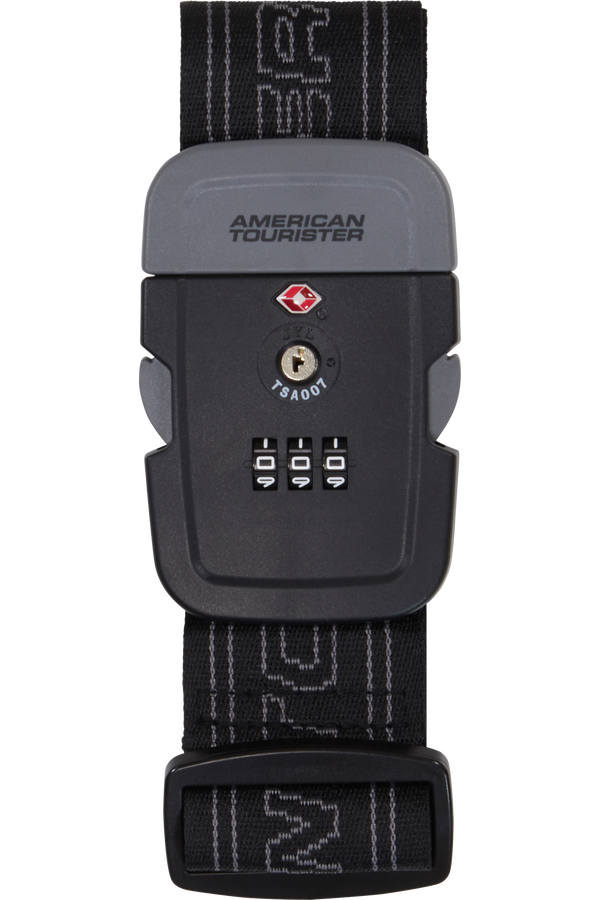American Tourister American Tourist. Ta Luggage Belt TSA  Čierna/siv&aacute;