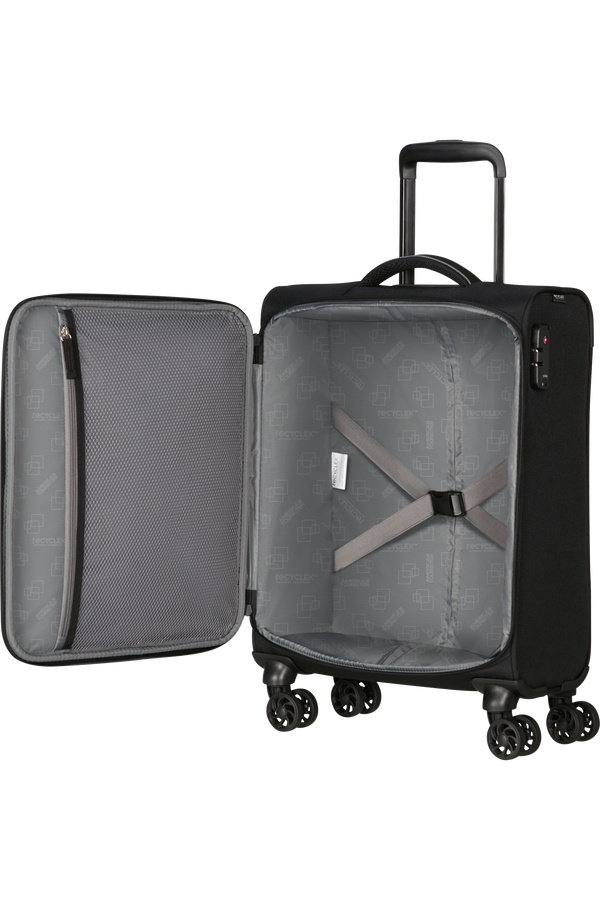 American Tourister Take2cabin Spinner Tsa 55cm  Čierna American Tourister Take2cabin Spinner Tsa 55cm  Čierna
