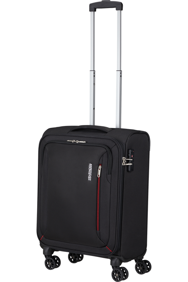 American Tourister Hyperspeed Spinner TSA 55cm  S&yacute;ta čierna