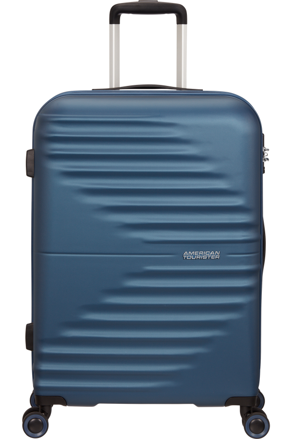 American Tourister Wavetwister Spinner TSA 66cm  Tmav&aacute; n&aacute;morn&iacute;cka