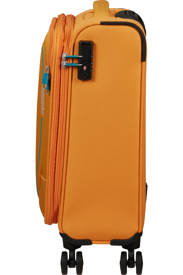 American Tourister Pulsonic Spinner Expandable 55cm  Sunset Yellow