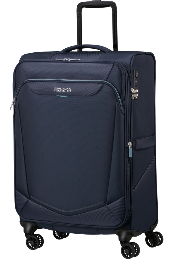 American Tourister SummerRide Spinner M EXP TSA 69cm Námornícka American Tourister SummerRide Spinner M EXP TSA 69cm Námornícka