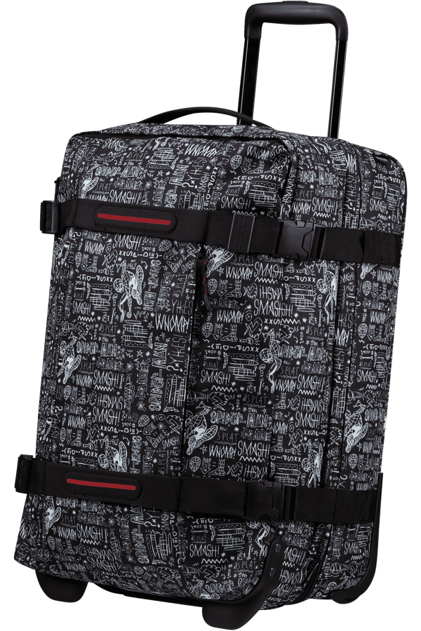 American Tourister Urban Track Disney Duffle with Wheels Marvel S  Spiderman Sketch