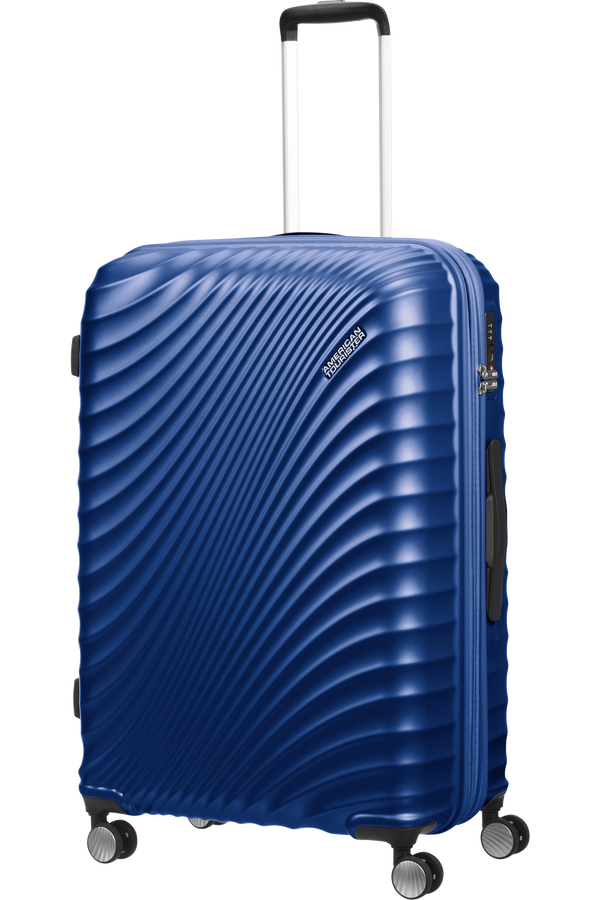 American Tourister Jetglam Spinner 77cm  Kovov&aacute; modr&aacute;