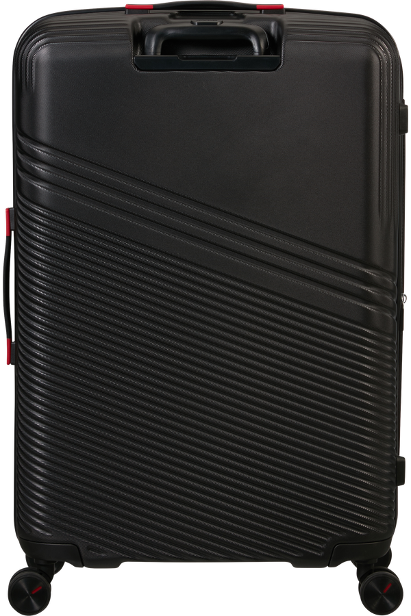 American Tourister Triple Trace Spinner TSA Expandable 76cm  Čierna/červen&aacute;