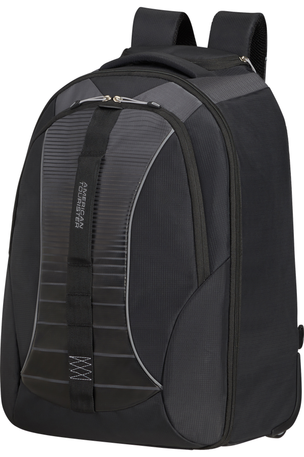 American Tourister Fast Route Laptop Backpack with Wheels Sporty 15.6'  Čierna/siv&aacute;