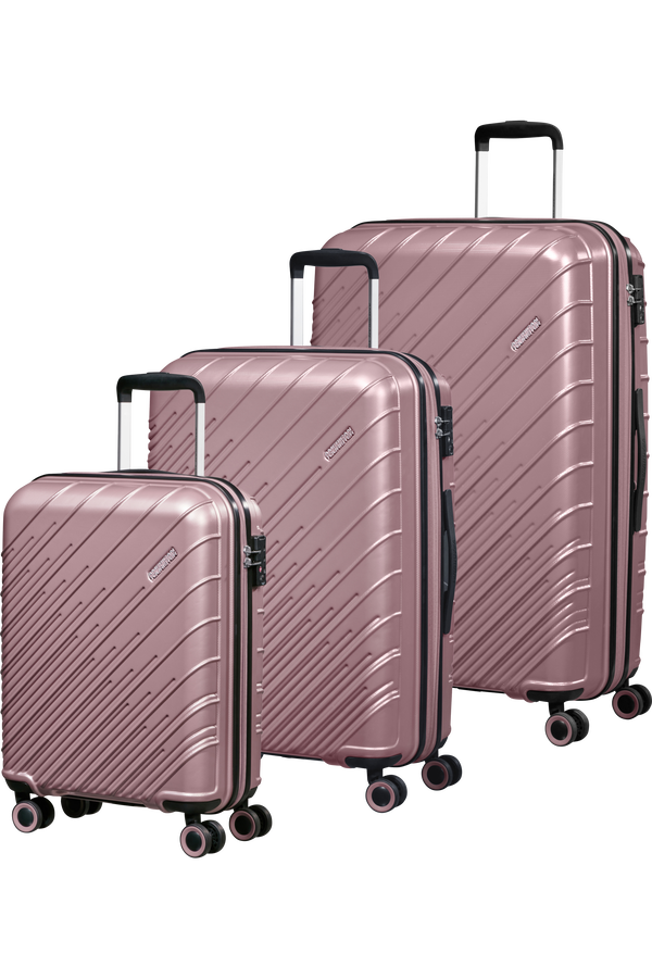 American Tourister Speedstar 3 PC SET A Ružové zlato