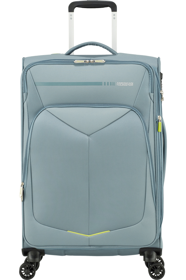 American Tourister Summerfunk Spinner Exp TSA 67cm  Kovová sivá