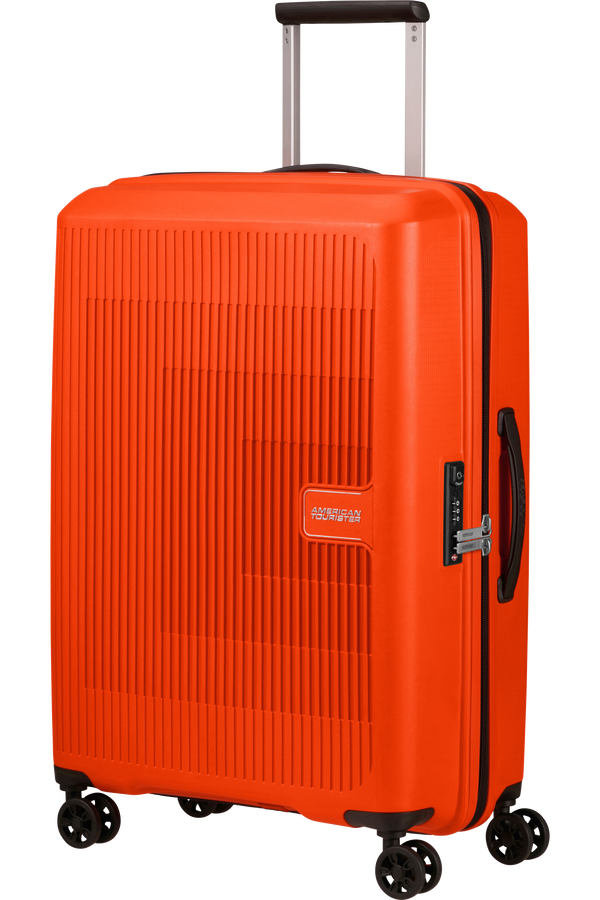 American Tourister Aerostep Spinner 67/24 Exp Tsa 67cm  Žiariv&aacute; oranžov&aacute;