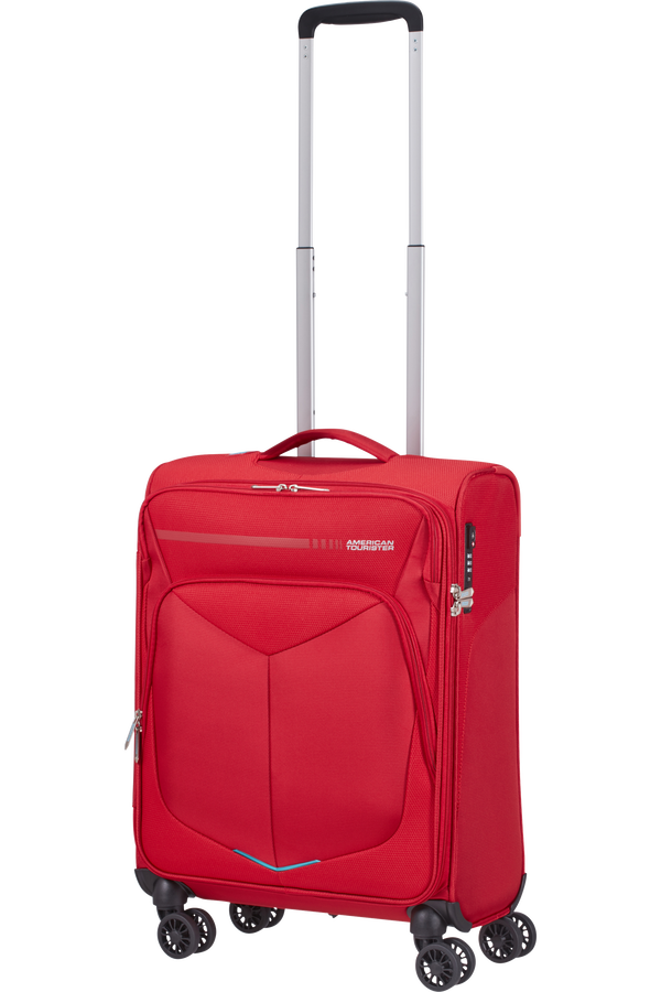 American Tourister Summerfunk Spinner Strict TSA 55cm  Červen&aacute;