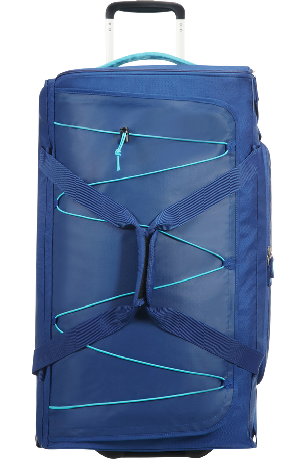 American Tourister Road Quest Duffle with Wheels M  Deep Water Blue