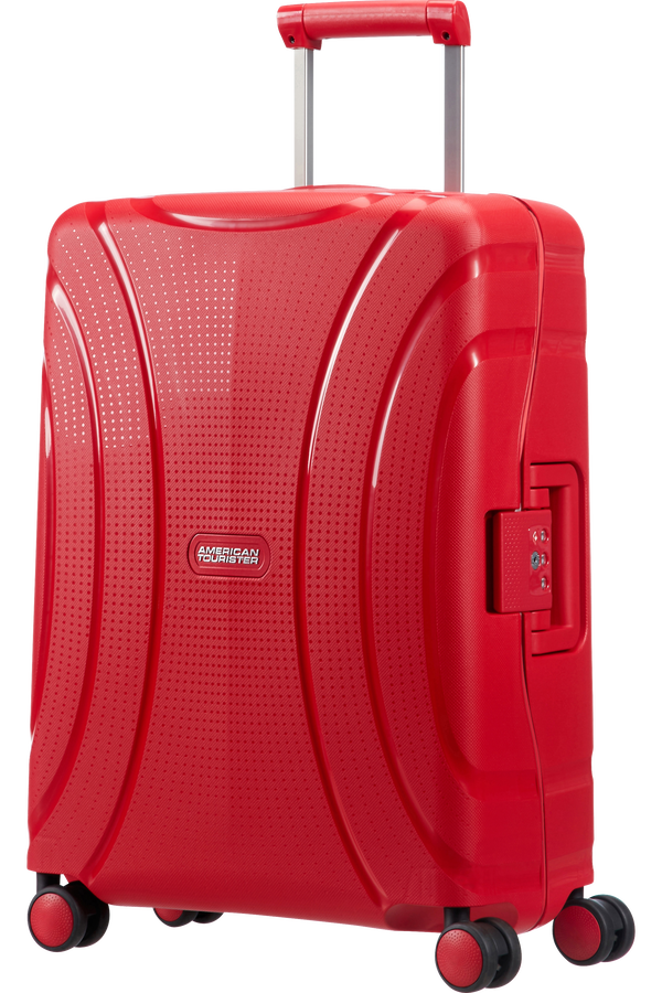 American Tourister Lock'n'Roll 4-wheel cabin baggage Spinner suitcase 55x40x20cm Formula Red