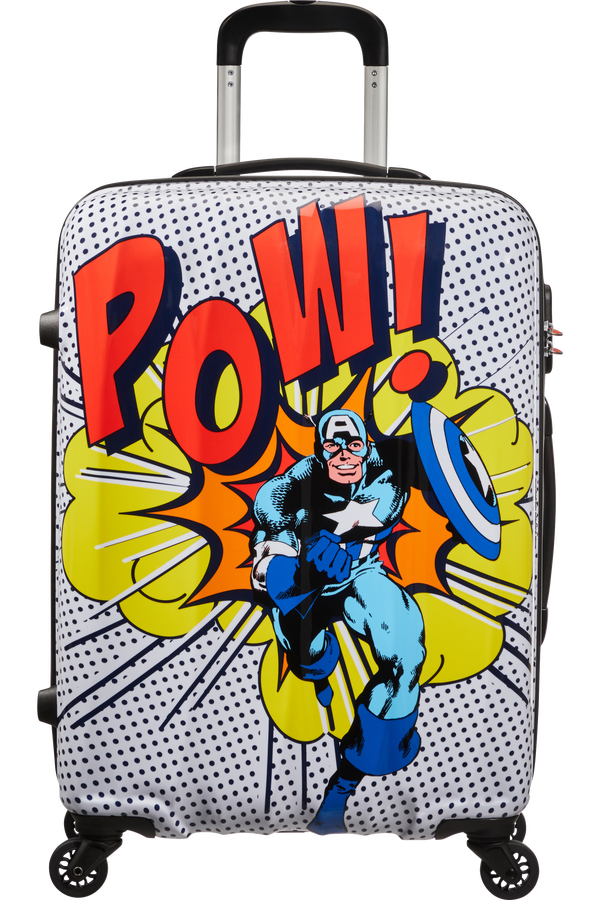 American Tourister Marvel Legends Spinner Alfatwist 65cm Captain America Pop Art
