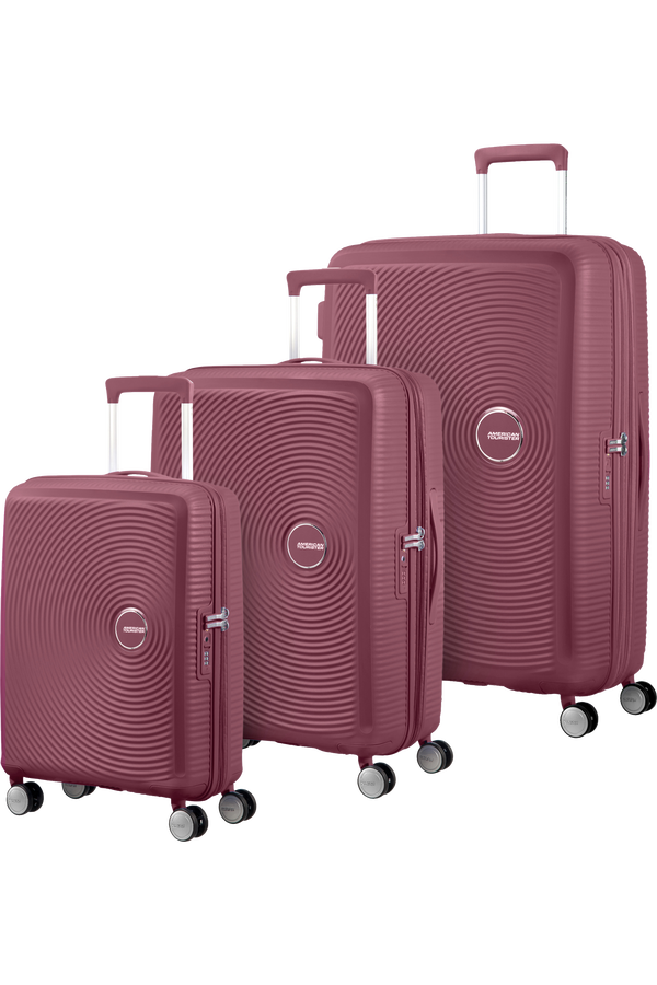 American Tourister Soundbox 3 PC Set A Dark Burgundy