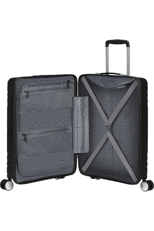 American Tourister Hello Cabin Spinner TSA Coated 55cm  &Oacute;nyxov&aacute; čierna
