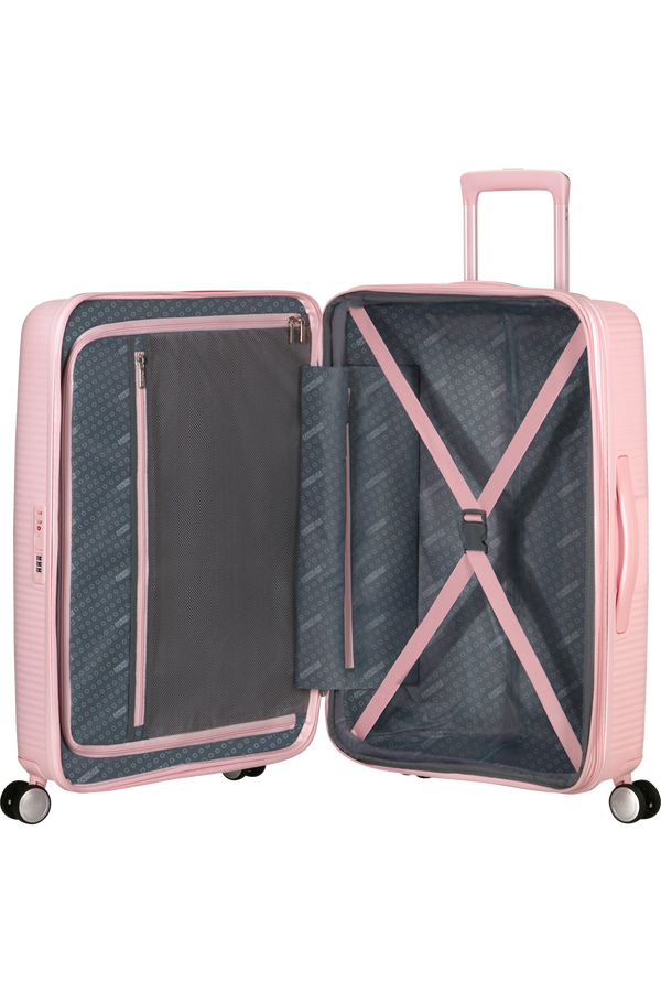 American Tourister SoundBox Spinner TSA Expandable 67cm  Pastel Pink American Tourister SoundBox Spinner TSA Expandable 67cm  Pastel Pink