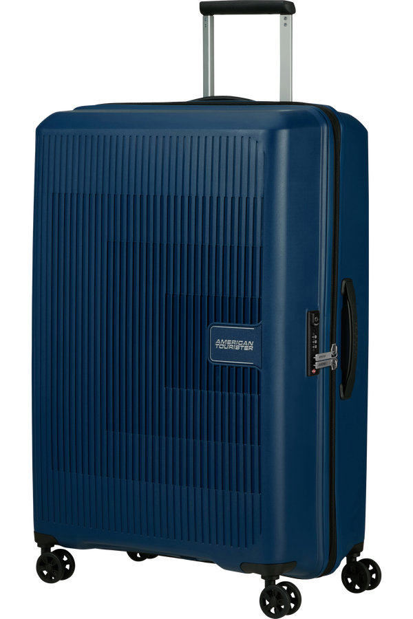 American Tourister Aerostep Spinner 77/28 Exp Tsa 77cm  N&aacute;morn&iacute;cka modr&aacute;