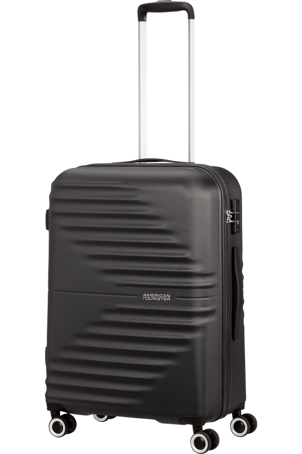 American Tourister Wavetwister Spinner TSA 66cm  Kozmick&aacute; čierna