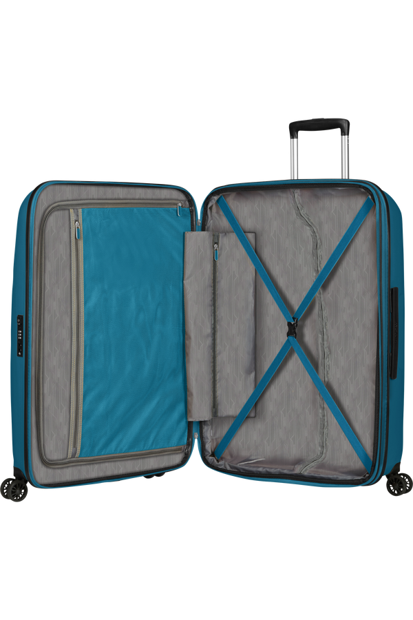 American Tourister Bon Air Dlx Spinner TSA Expandable 75cm  Modrý prístav