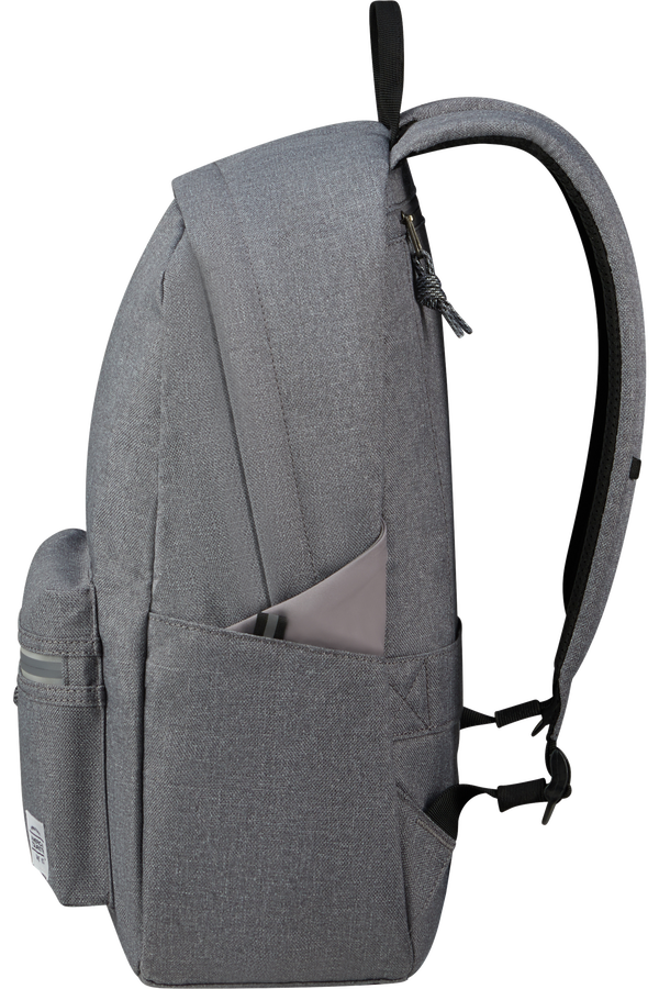 American Tourister Brightup Backpack Zip  Grey Melange American Tourister Brightup Backpack Zip  Grey Melange