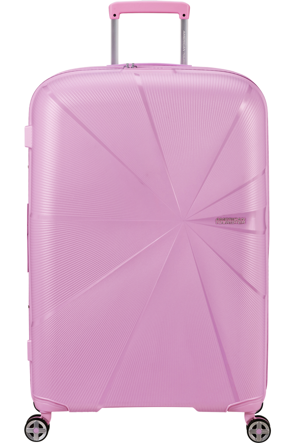 American Tourister StarVibe Spinner Expandable TSA 77cm  Metallic Pastel Lavender