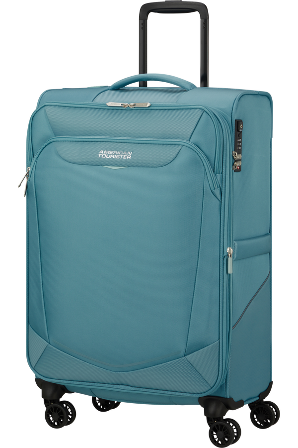 American Tourister SummerRide Spinner M EXP TSA 69cm Modrý vánok