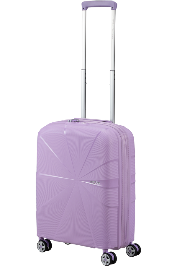American Tourister Starvibe Spinner Expandable TSA 55cm Digital Lavender