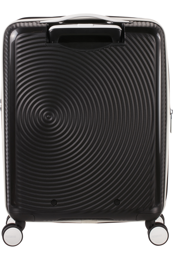 American Tourister Soundbox Spinner TSA Expandable 55cm  Black/White American Tourister Soundbox Spinner TSA Expandable 55cm  Black/White