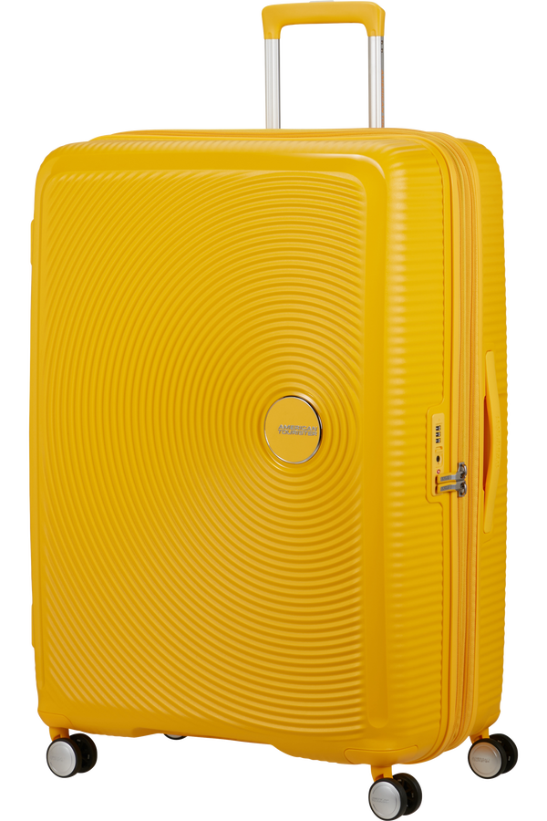 American Tourister SoundBox Spinner TSA Expandable 80cm  Zlat&aacute; žlt&aacute;
