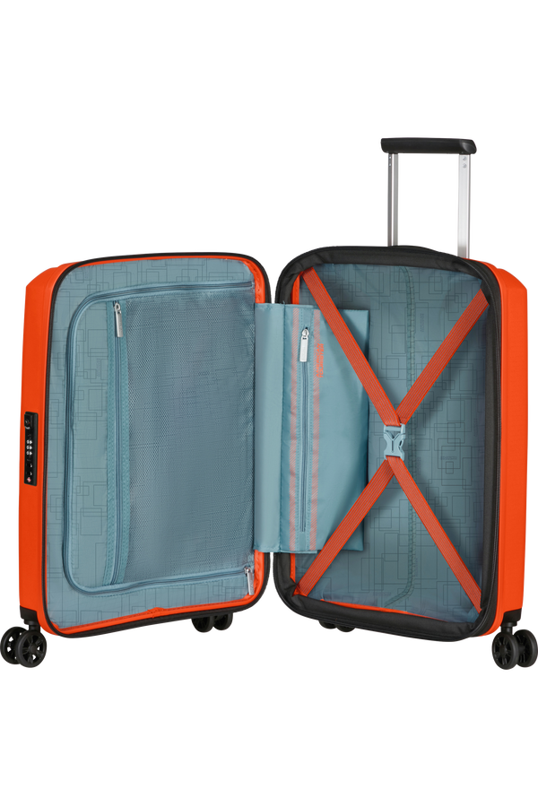 American Tourister Aerostep Spinner 55/20 Exp Tsa 55cm  Žiariv&aacute; oranžov&aacute;