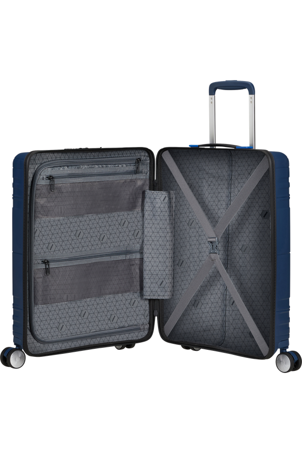 American Tourister Hello Cabin Spinner TSA 55cm  Skutočná námornícka American Tourister Hello Cabin Spinner TSA 55cm  Skutočná námornícka