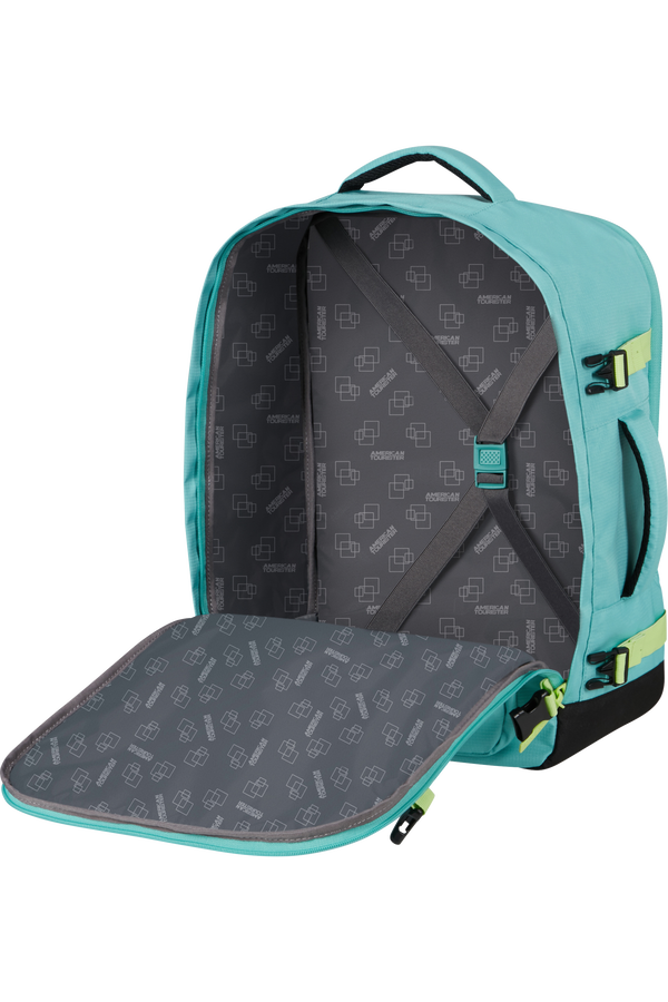American Tourister Take2cabin Casual Backpack MS  Dusty Turquoise/Lime American Tourister Take2cabin Casual Backpack MS  Dusty Turquoise/Lime