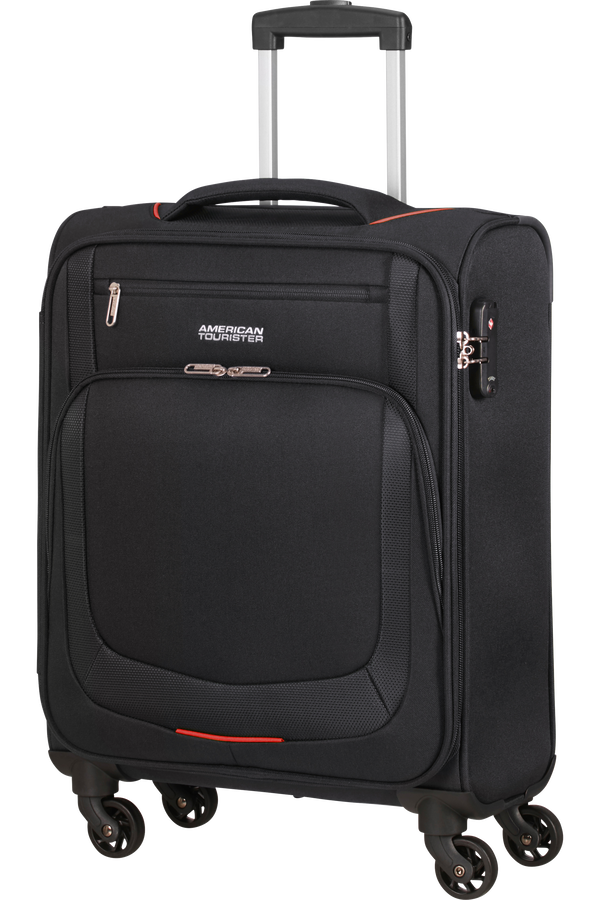 American Tourister Summer Session Spinner TSA 55cm Čierna/červená