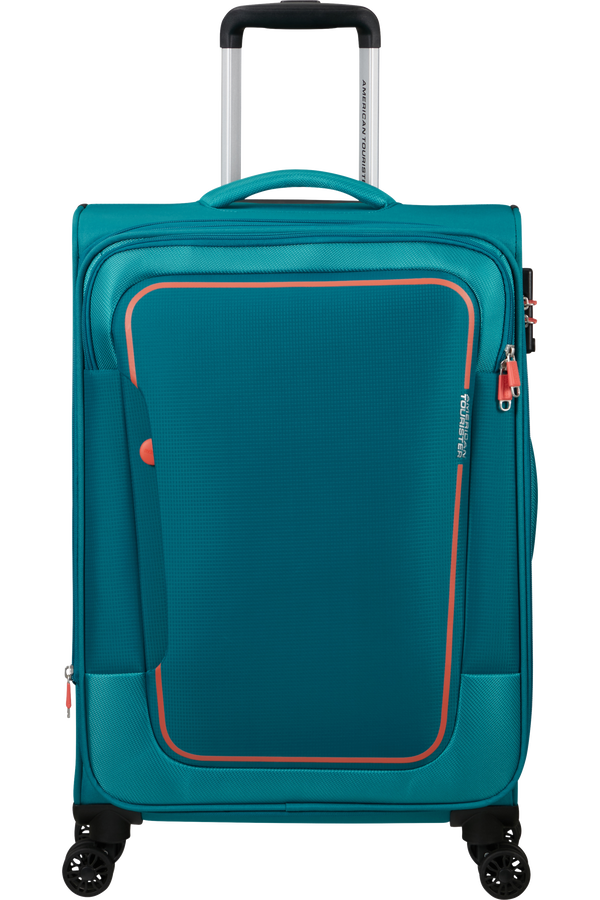 American Tourister Pulsonic Spinner Expandable 68cm Stone Teal