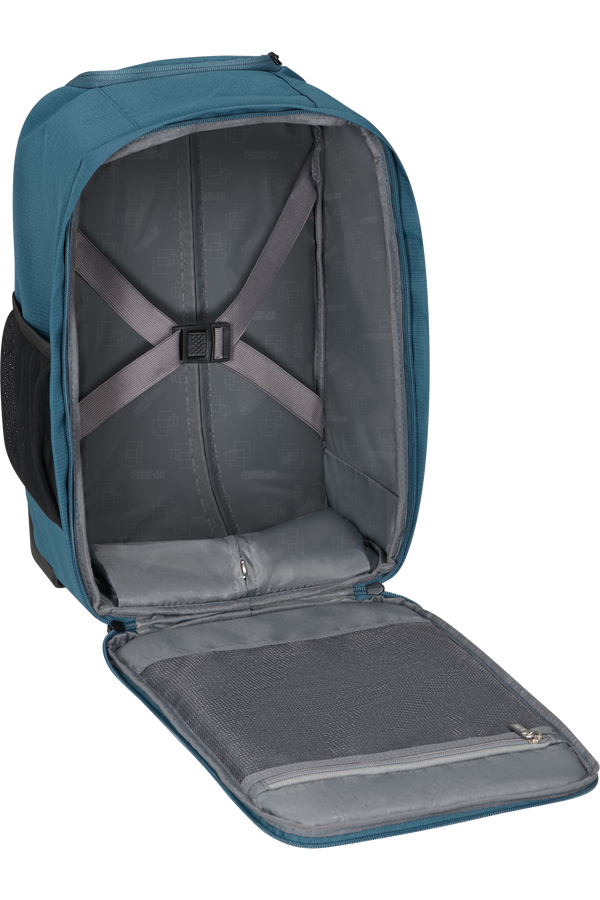 American Tourister Take2cabin Backpack with Wheels S  Harbor Blue