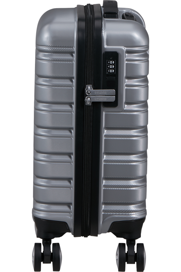 American Tourister Flashline Spinner Underseater Removable Wheels 45cm  Nebesk&aacute; strieborn&aacute;